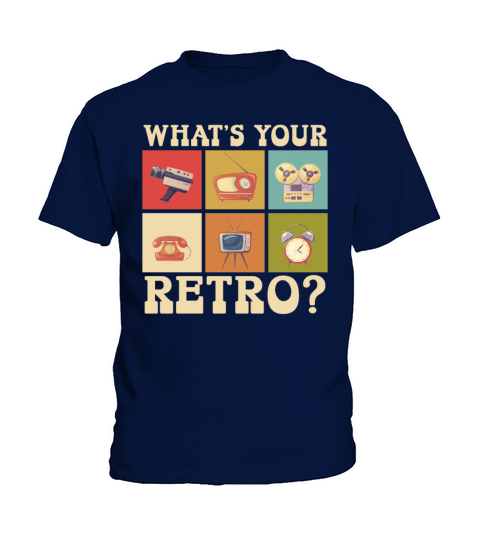 Whats Your Retro Party Vintage 80s 90s Classic Kids T-Shirt