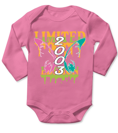 2003 Born Limited Edition Butterfly Gift Long Sleeve Baby One-Piece