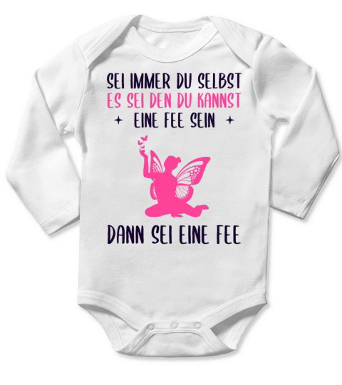 Fairy Magic Fairy Funny Quote Women Girls Gift Long Sleeve Baby One-Piece