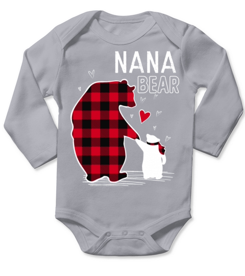 Nana Bear Long Sleeve Baby One-Piece