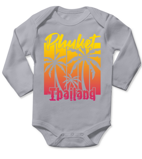 Phuket Thailand sunset Long Sleeve Baby One-Piece