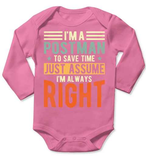 Postman Long Sleeve Baby One-Piece