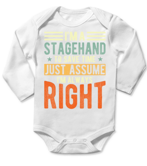Stagehand Long Sleeve Baby One-Piece