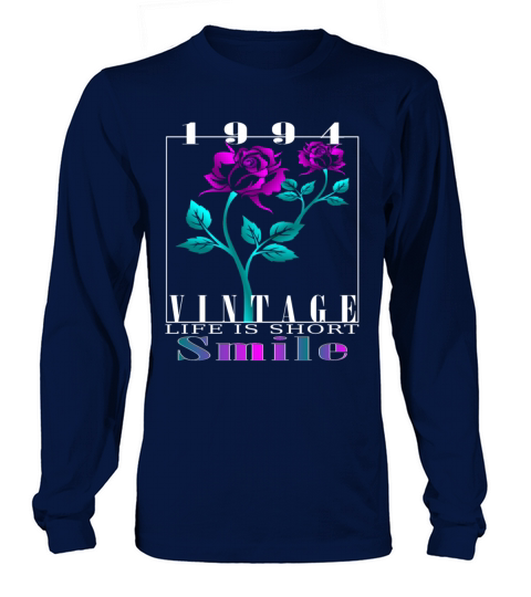 1994 Born Vintage Rose Gift Long sleeved Unisex