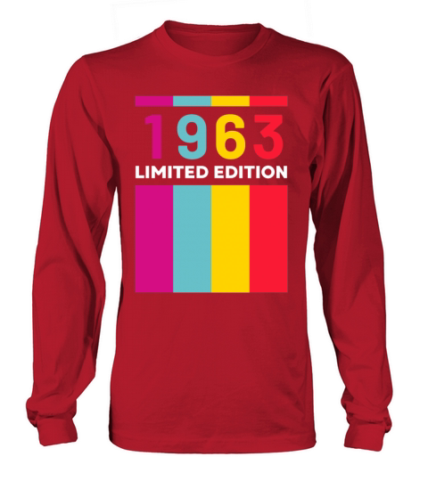 60 Years Vintage 1963 Retro 60th Birthday Long sleeved Unisex