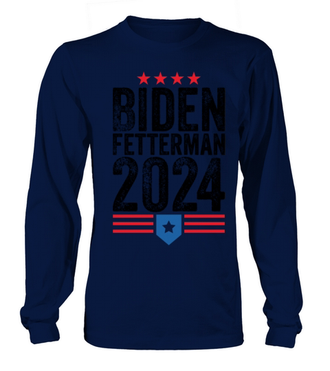 Biden Fetterman 2024 Vintage Long sleeved Unisex