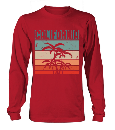 California Summer Sun Palms Beach Water Cali Love Long sleeved Unisex