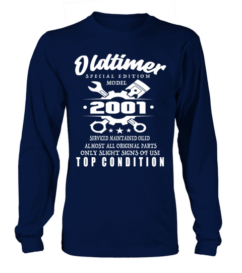 Classic Car Special Edition Model 2001 Birthday Long sleeved Unisex
