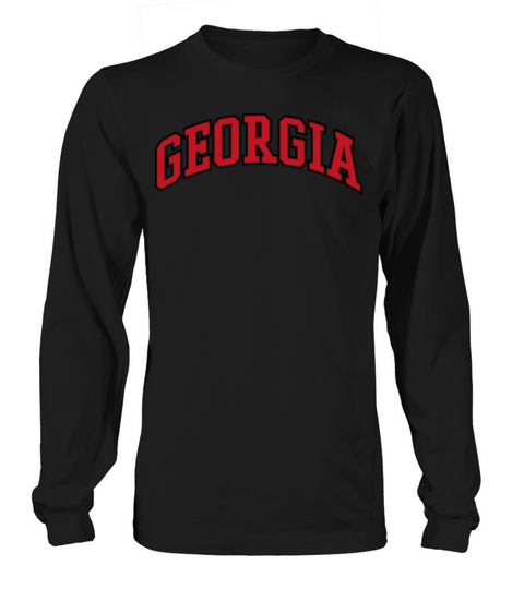 Georgia Vintage Georgia Atlanta Bulldog Long sleeved Unisex