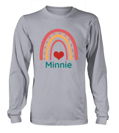 Minnie Vintage Boho Rainbow Long sleeved Unisex