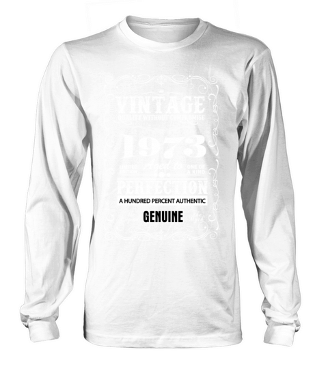 Premium Vintage 1973 Aged To Perfection Long sleeved Unisex