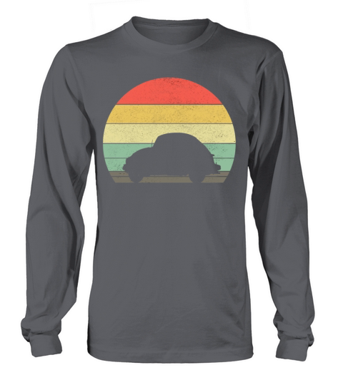 Retro Sportscar Car Vintage Sunset Musclecar Gift Long sleeved Unisex