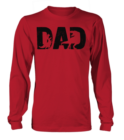 Trex Dad Dinosaur Lover Cool Vintage Mens Fathers Long sleeved Unisex