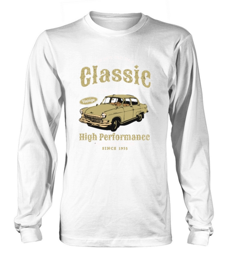 Vintage 1955 Birthday Classic Car for Legends Born Long sleeved Unisex