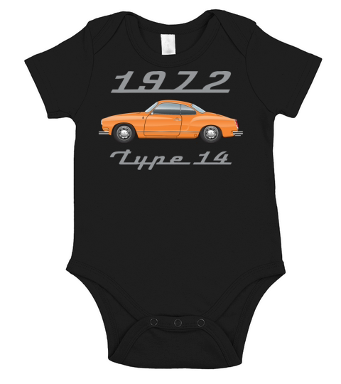 1972 Amber Short Sleeve Baby One-Piece