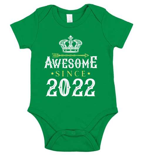 2022 awesome since Short Sleeve Baby One-Piece