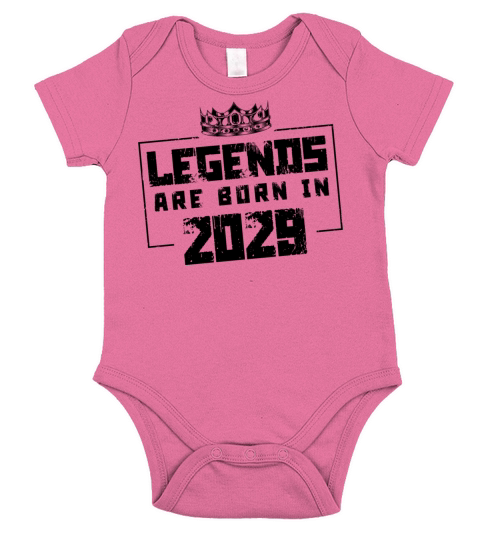 2029 legends born in Short Sleeve Baby One-Piece