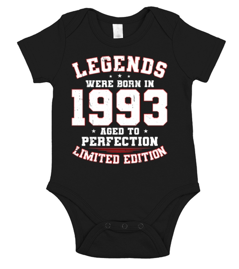 30th birthday vintage 1993 born in 1993 Short Sleeve Baby One-Piece