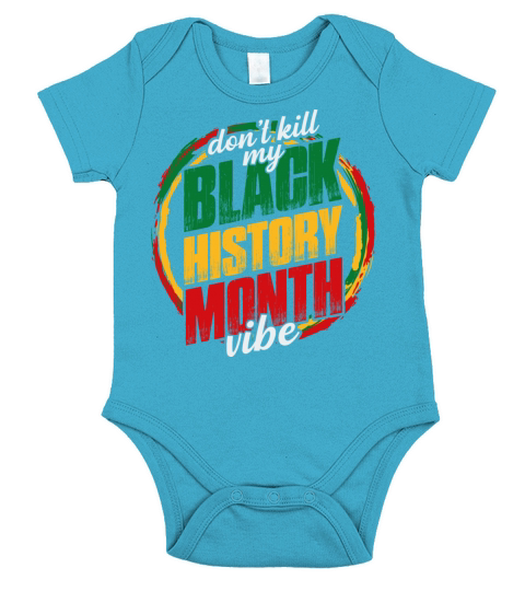 Black History Month African American Short Sleeve Baby One-Piece