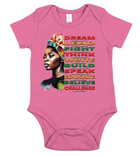 BLM Melanin Pride African American Black History Short Sleeve Baby One-Piece