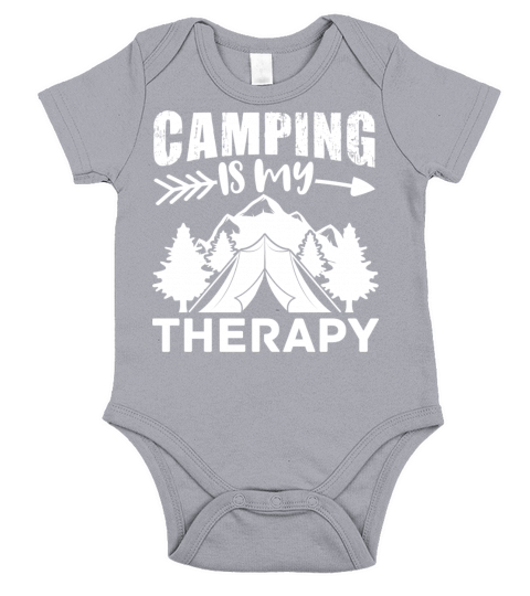 Camping Camper Van Vintage In Caravan Caravan Short Sleeve Baby One-Piece