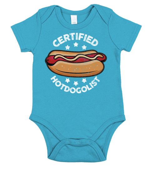 Cool Hot Dog Design For Men Women Boys Sausage Hot Short Sleeve Baby One-Piece