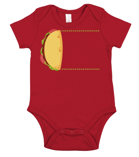Customizable taco mexican food Short Sleeve Baby One-Piece