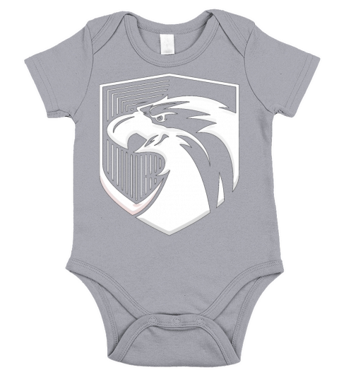 eagle eagles america vintage securitas retro USA Short Sleeve Baby One-Piece