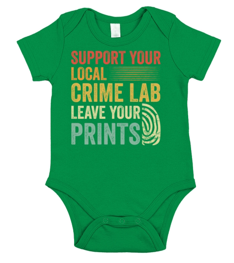 Forensic Science Crime Lab Funny Quote Short Sleeve Baby One-Piece