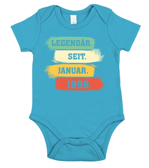 Legend Since January 1999 Short Sleeve Baby One-Piece