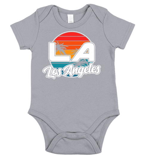 Los Angeles LA California Gift Short Sleeve Baby One-Piece