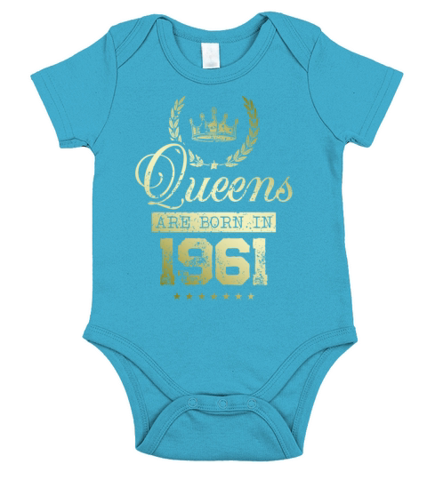 Queens born in 1961 Short Sleeve Baby One-Piece