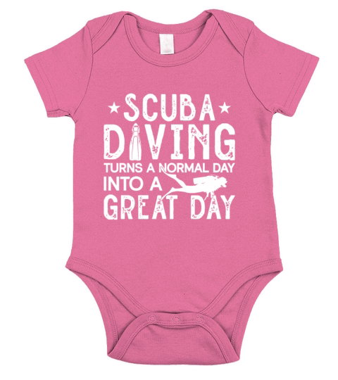 Scuba Diving Gift Underwater Lover Scuba Diver Short Sleeve Baby One-Piece