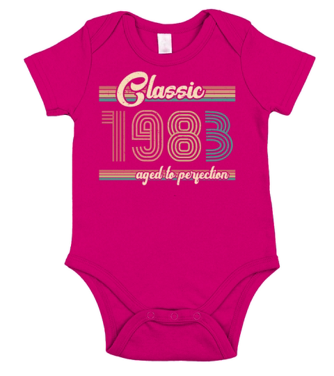 ST 1983 Classic aged to perfection Short Sleeve Baby One-Piece