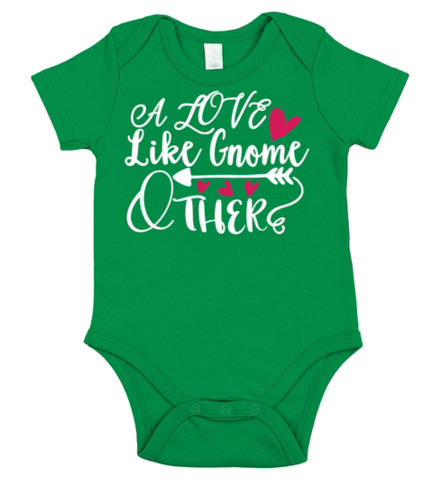 Sweet Valentines Day A Love Like Gnome Other Garde Short Sleeve Baby One-Piece
