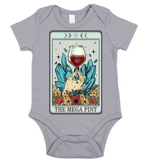Tarot - The Mega Wine Pint Short Sleeve Baby One-Piece