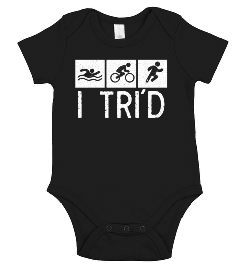 Triathlon Swim Bike Run Triathlete Sport Gift Short Sleeve Baby One-Piece