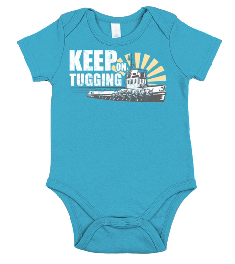 Tugboat Quote For A Tug Captain Tug Life Short Sleeve Baby One-Piece