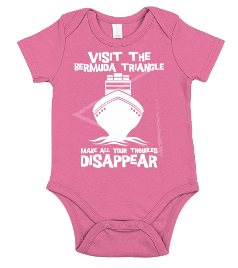Visit Bermuda Survivor Funny Carribbean Vacation Shirt wht Short Sleeve Baby One-Piece