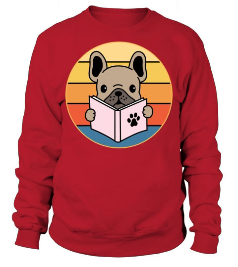 French Bulldog Dog Breed Vintage Retro Sunset Sweatshirt Unisex