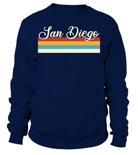 San Diego - California - Retro - Vintage - USA Sweatshirt Unisex