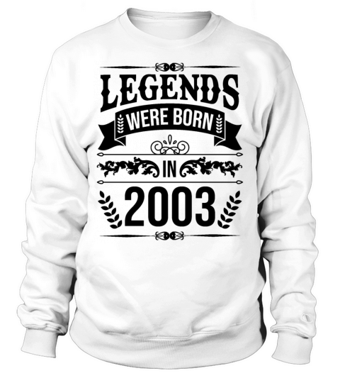 Vintage 2003 20th Birthday Gifts Men Women Sweatshirt Unisex