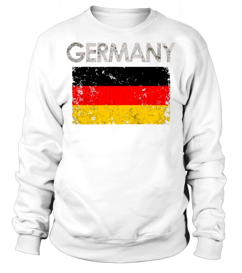 Vintage Germany German Flag Pride Sweatshirt Unisex