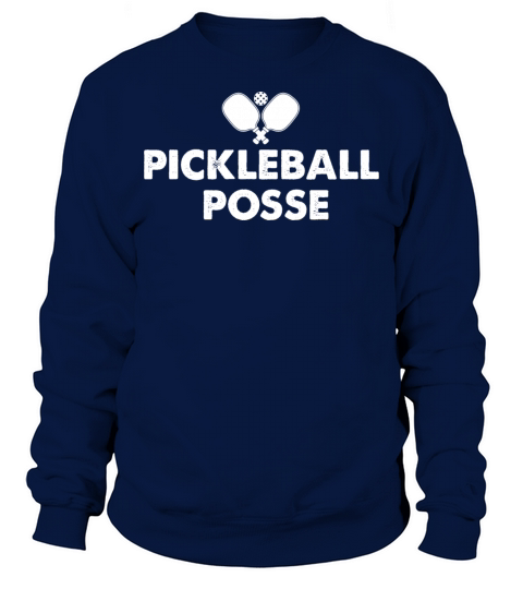 Vintage Pickleball Posse Funny Pickleball Sweatshirt Unisex