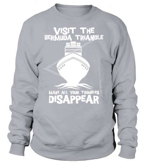 Visit Bermuda Survivor Funny Carribbean Vacation Shirt wht Sweatshirt Unisex