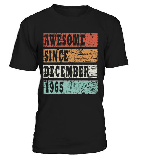 1965 December vintage birthday T-Shirt Unisex