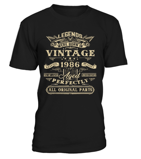 36th Birthday Gift For Legends Born 1986 36 Yrs Ol T-Shirt Unisex