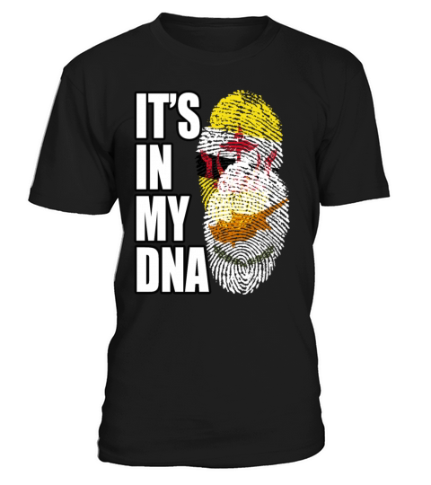 Cypriot And Bruneian Mix Heritage DNA Flag T-Shirt Unisex