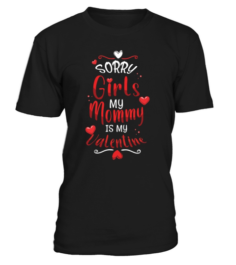 Mommy My Valentine Hearts Day Valentines T-Shirt Unisex