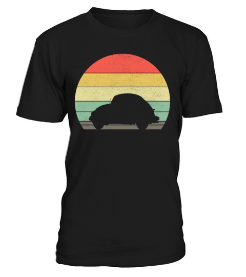 Retro Sportscar Car Vintage Sunset Musclecar Gift T-Shirt Unisex